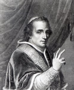 Pape Pie VII, gravé par Rafaello Morghen - Italian School